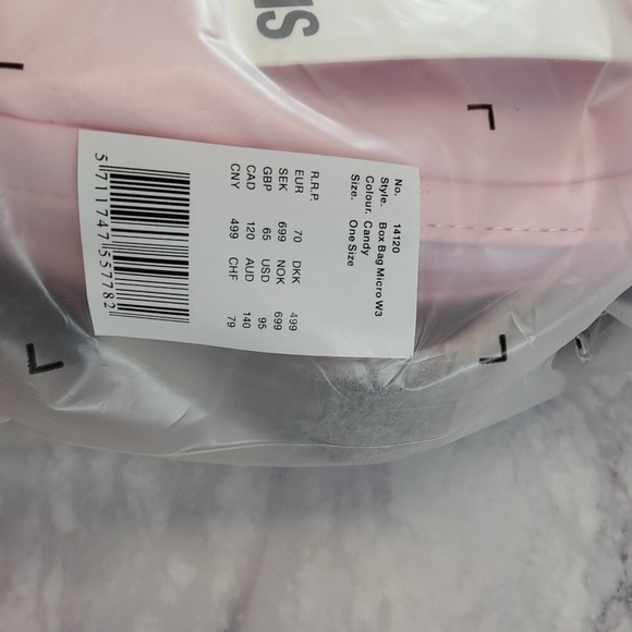 RAINS Micro Waterproof Crossbody Bag - Candy Pink Color MSRP $95 NWT - Picture 9 of 9